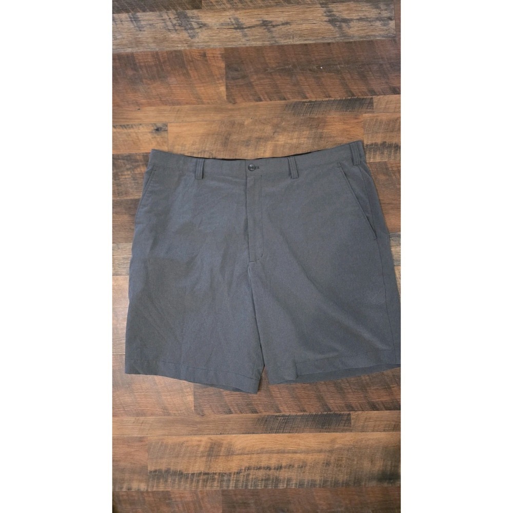 Cutter & Buck Big&Tall Mens Shorts Grey DryTec Bainbridge Golf Flat Front Sz 40